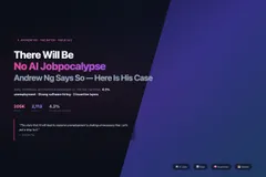 Andrew Ng Says There Will Be No AI Jobpocalypse — Here Is His Case