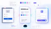 DESIGN.md: Pure-Text Design Systems That Let AI Agents Generate Pixel-Matched UI